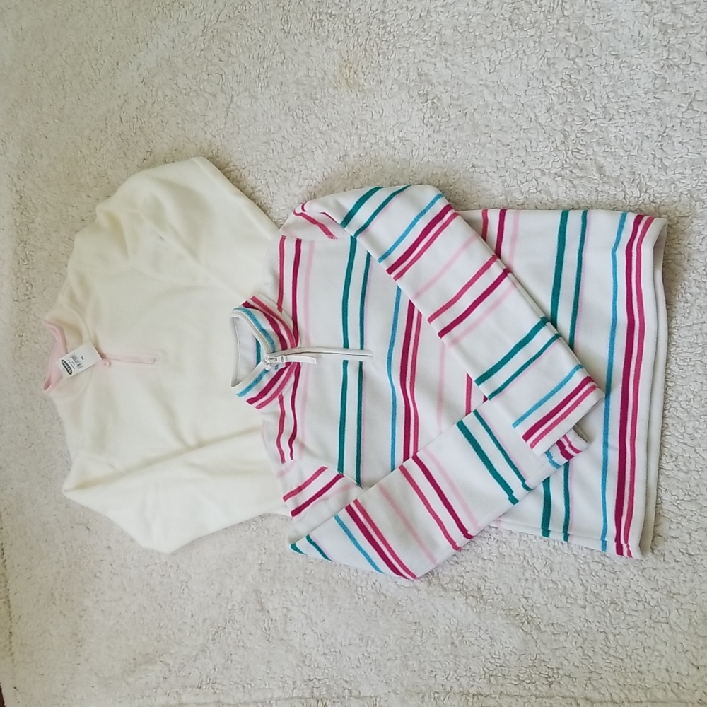 Set of 2 Girl's Old Navy Fleece 1/4 Zip-Up Size XL
